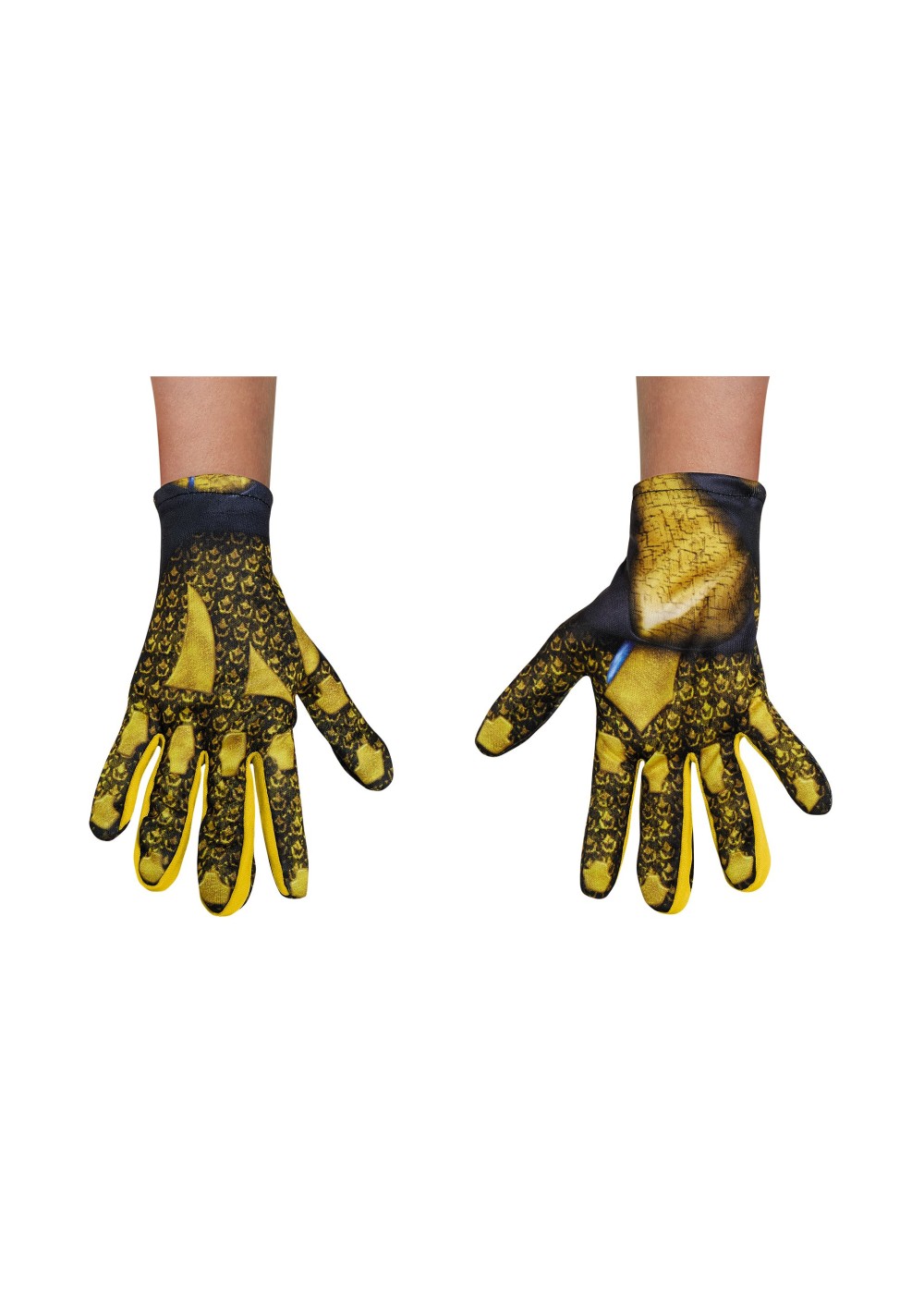 Power Rangers Movie Yellow Kids Costume Gloves