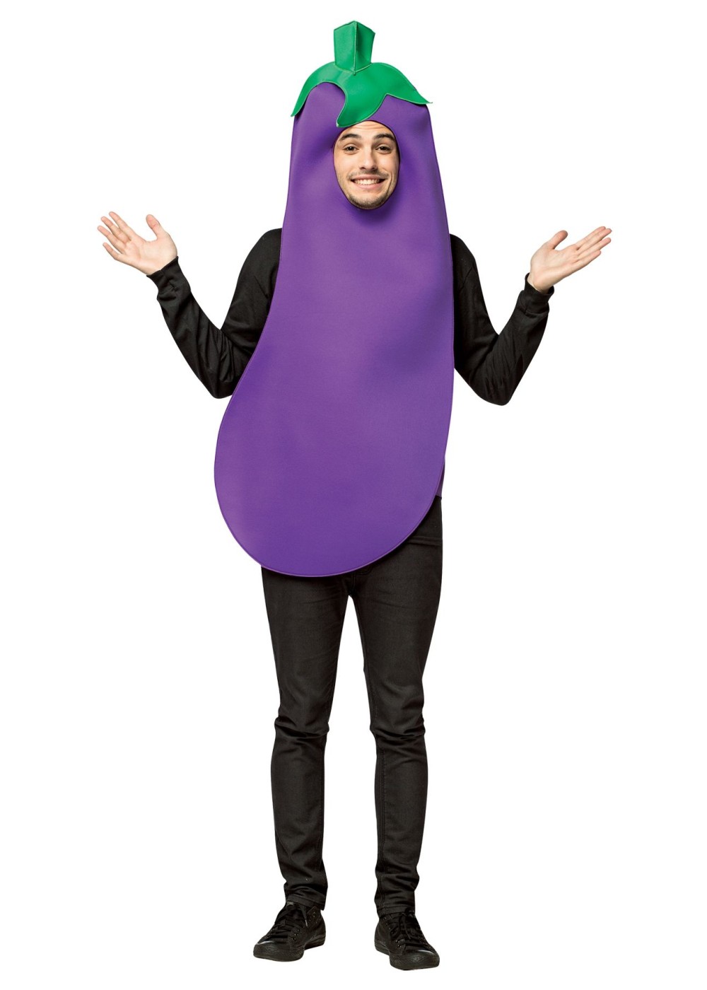 Purple Eggplant Emoji Costume