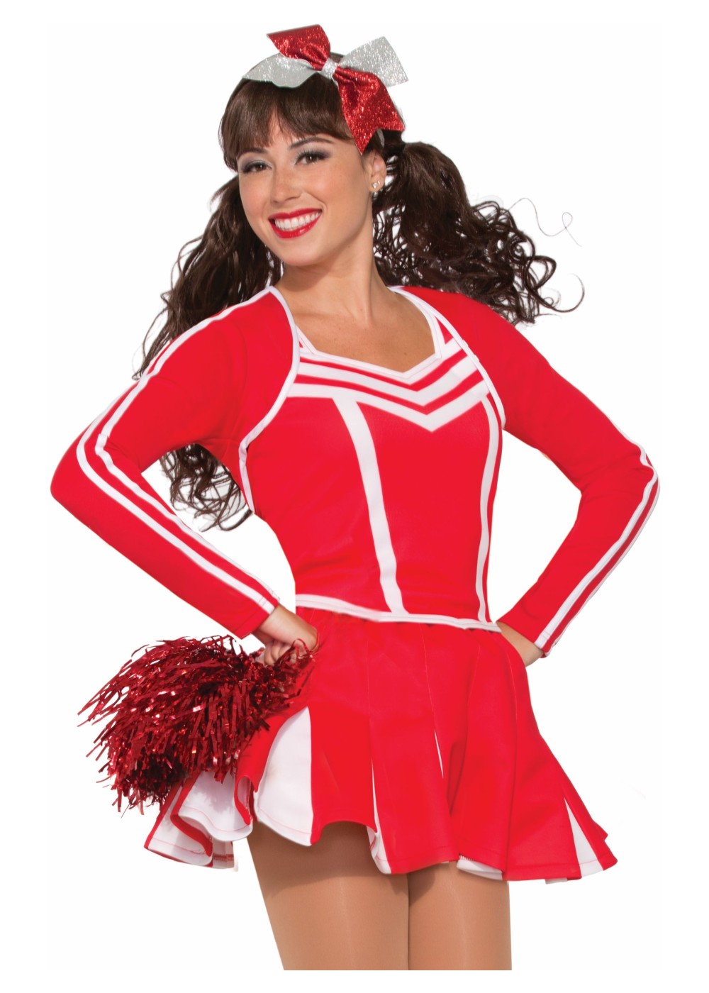Red Cheerleader Women Skirt
