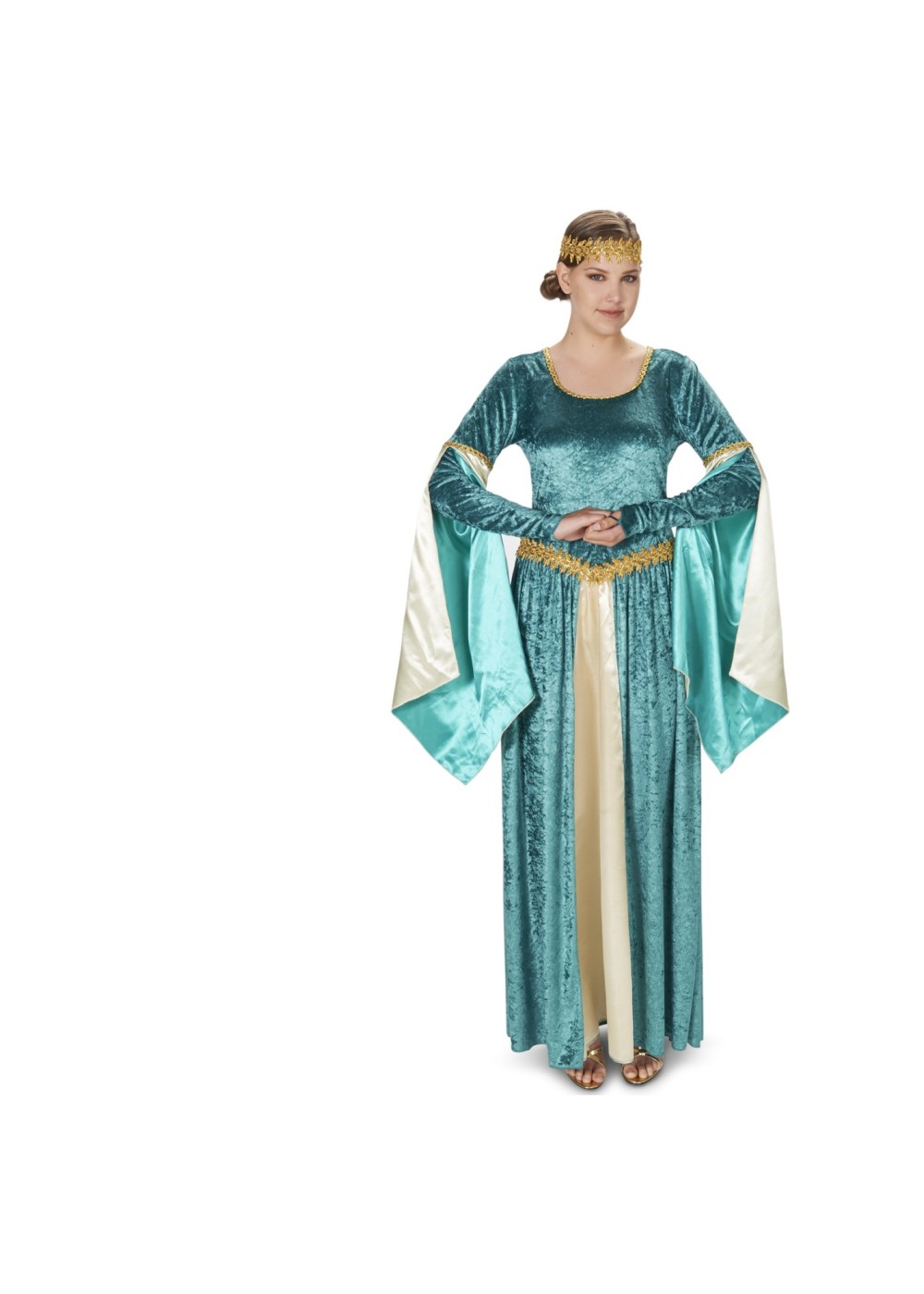 Renaissance Lady Elegant Velvet Dress