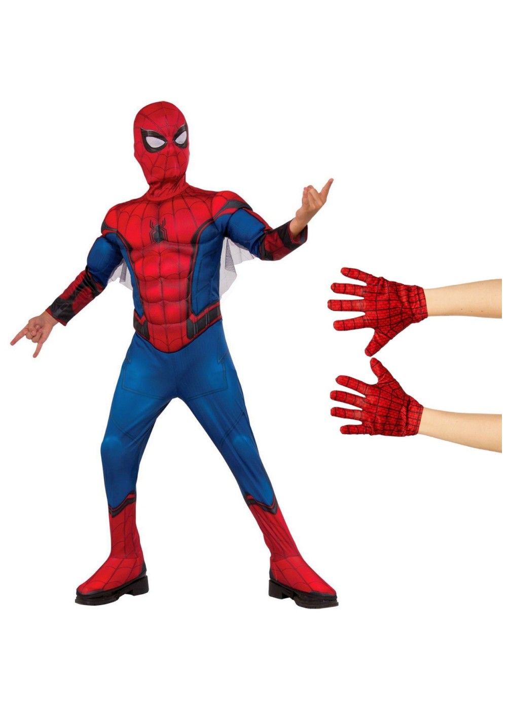 Spiderman Homecoming Boys Costume Kit