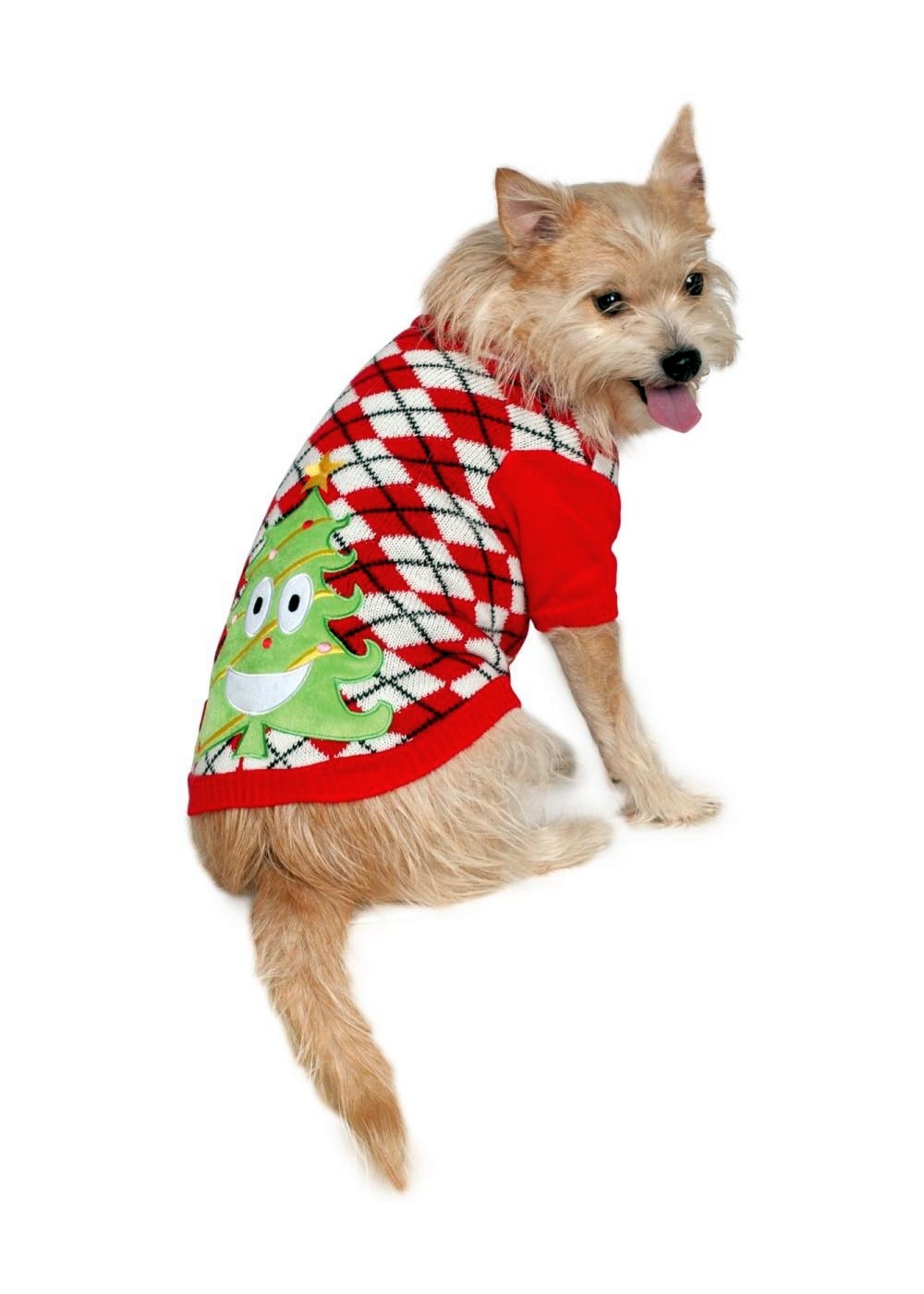 Ugly Christmas Sweater Dog Costume