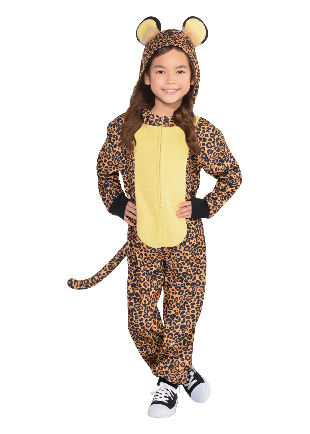 Kids Zipster Leopard Girl Costume