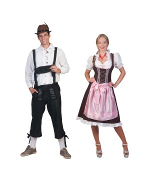 German Tirol Couples Costume Set