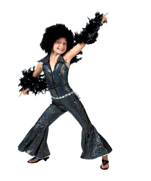Girls 70s Disco Boogie Costume