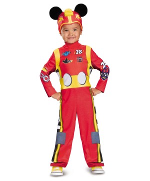 Racer Mickey Toddler Boys Costume