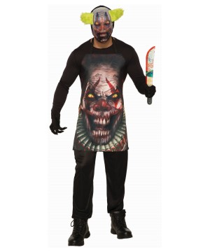 Horror Clown Apron and Mask