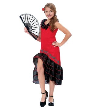 Senorita Dancer Girl Costume