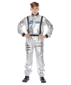 Silver Boys Astronaut Costume