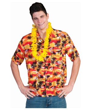 Mens Sunset Hawaiian Shirt