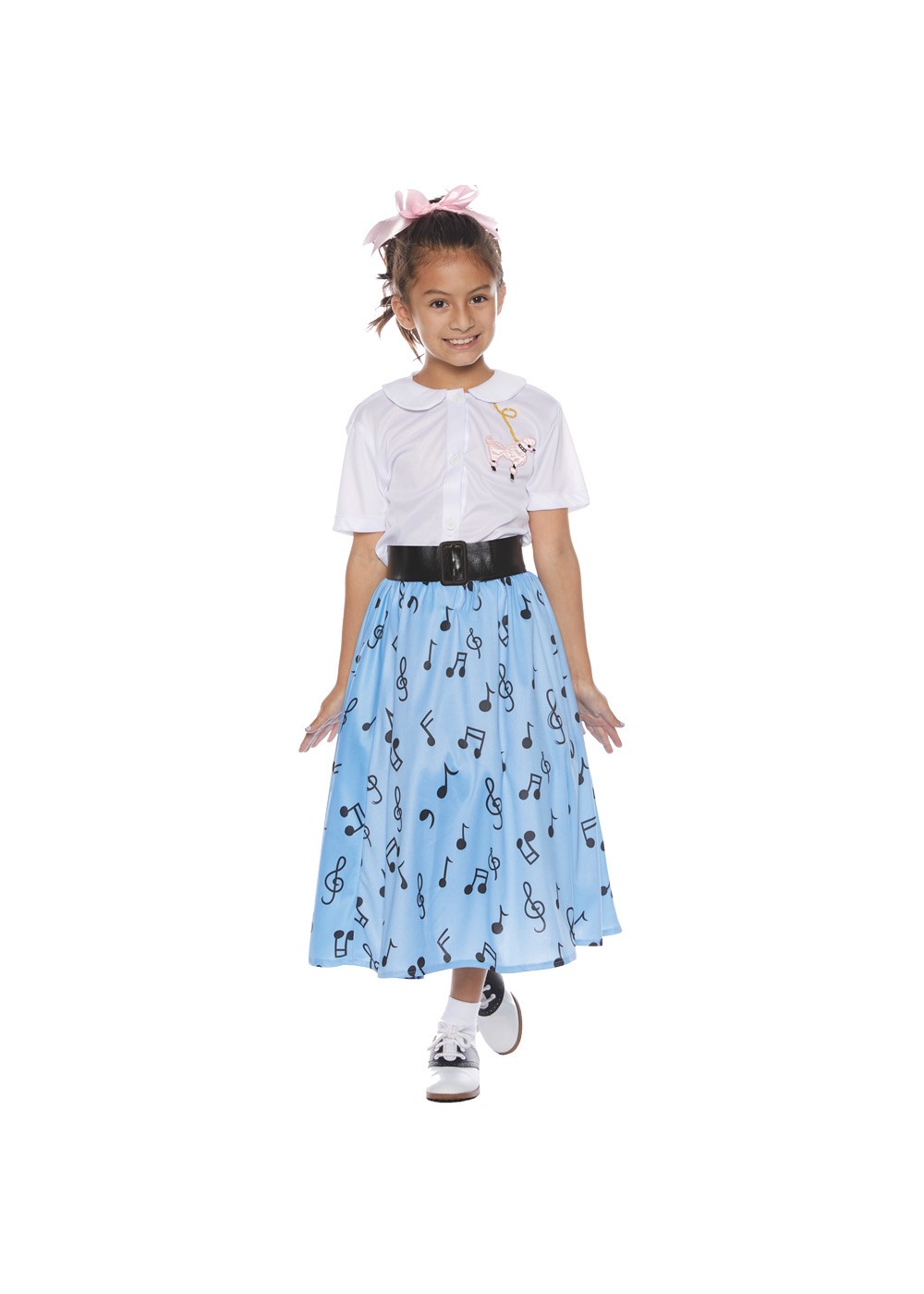 Kids 50's Poodle Skirt Girl Costume