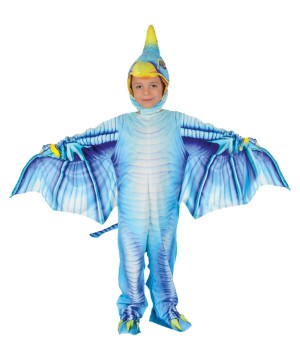 Blue Pterodactyl Kids Costume