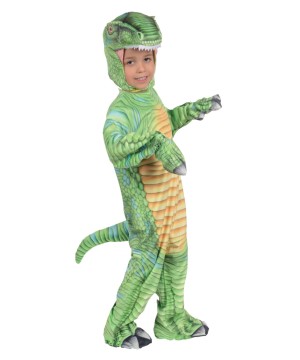Green T-rex Kids Costume