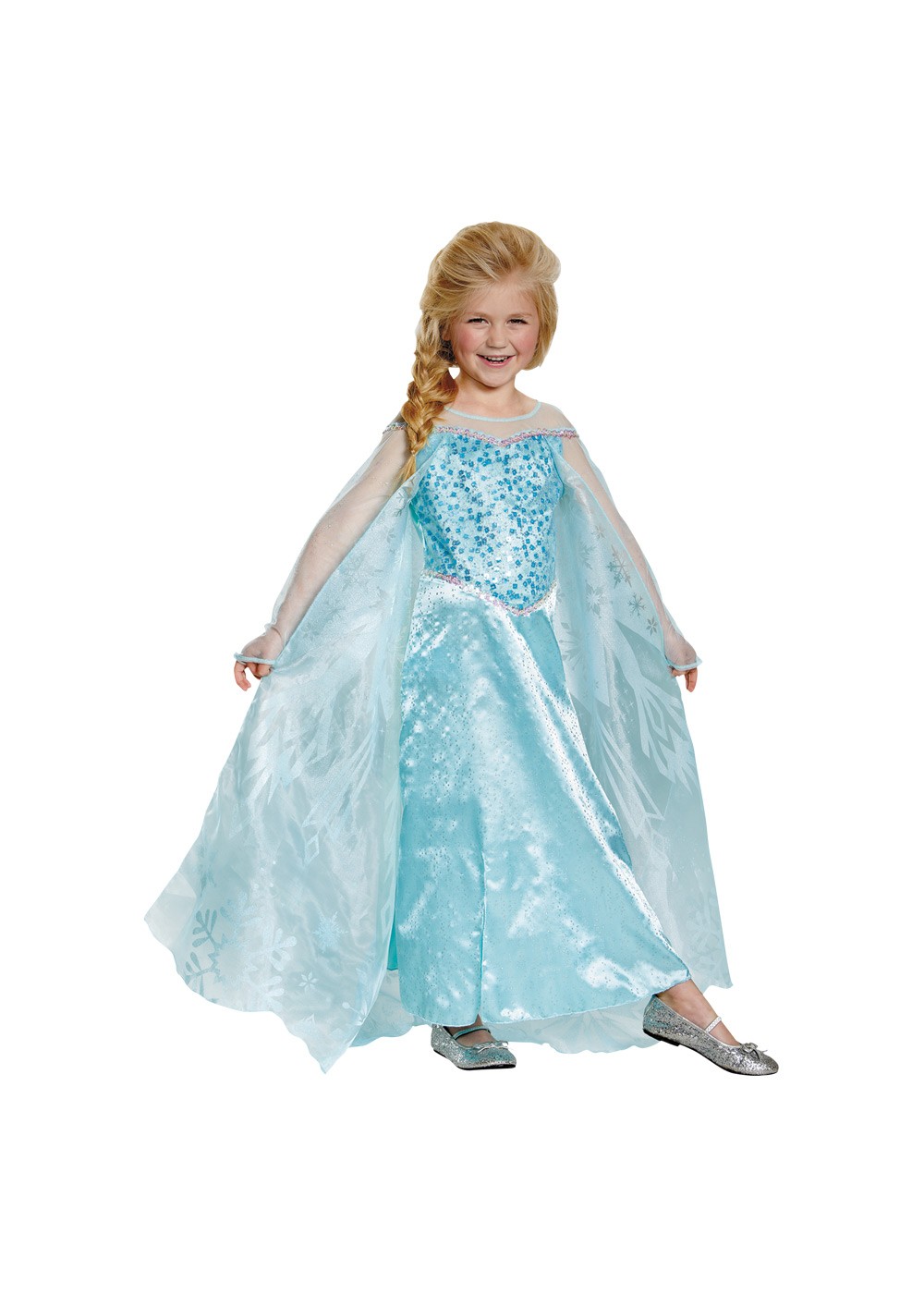 Kids Girls Frozen Elsa Disney Costume Prestige