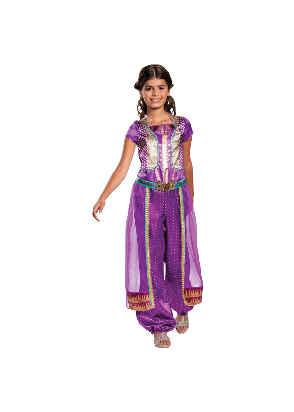 Kids Jasmine Purple Girls Costume