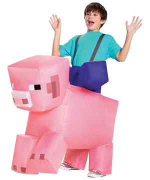 Minecraft Ride Inflatable Costume