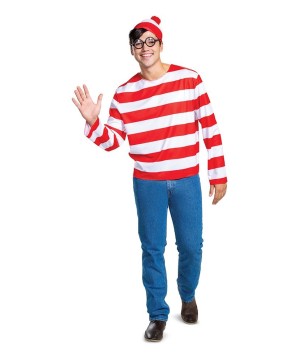 Waldo Adult Costume