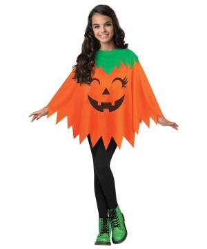 Pumpkin Poncho Child Costume