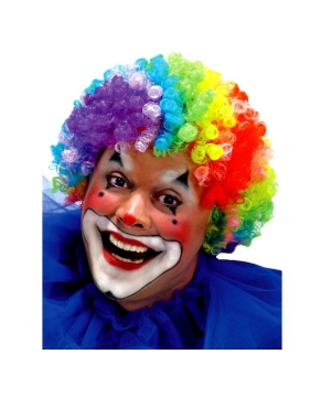 7 Color Clown Men Wig