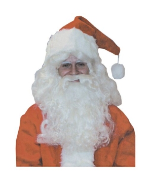 Deluxe Santa Wig & Beard Set-christmas Accessories