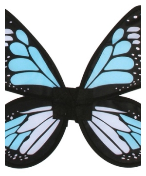 Adult Blue Satin Butterfly Wings