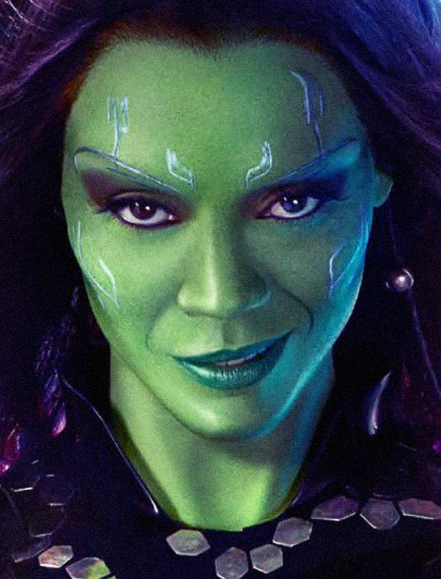 Guardians Of The Galaxy Makeup Tutorial Gamora Transformation