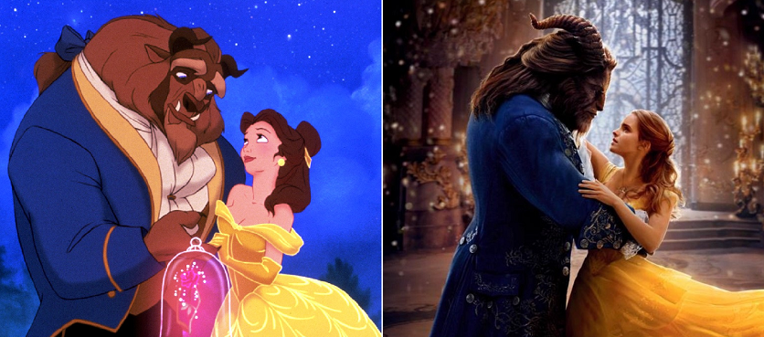 2017 Beauty and the Beast Costumes Vs. 1991's Animation