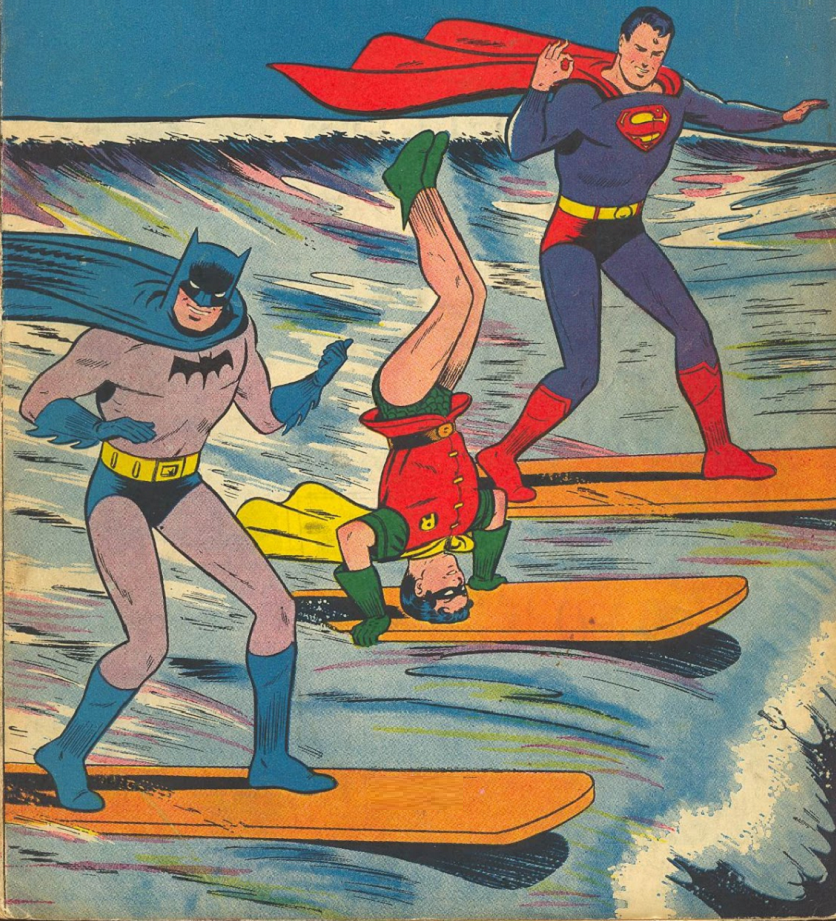 Funny-DC-Superheroes-at-the-Beach