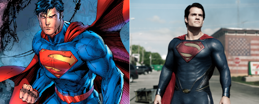 Superman-Comics-vs-Movie-Costume-Accuracy