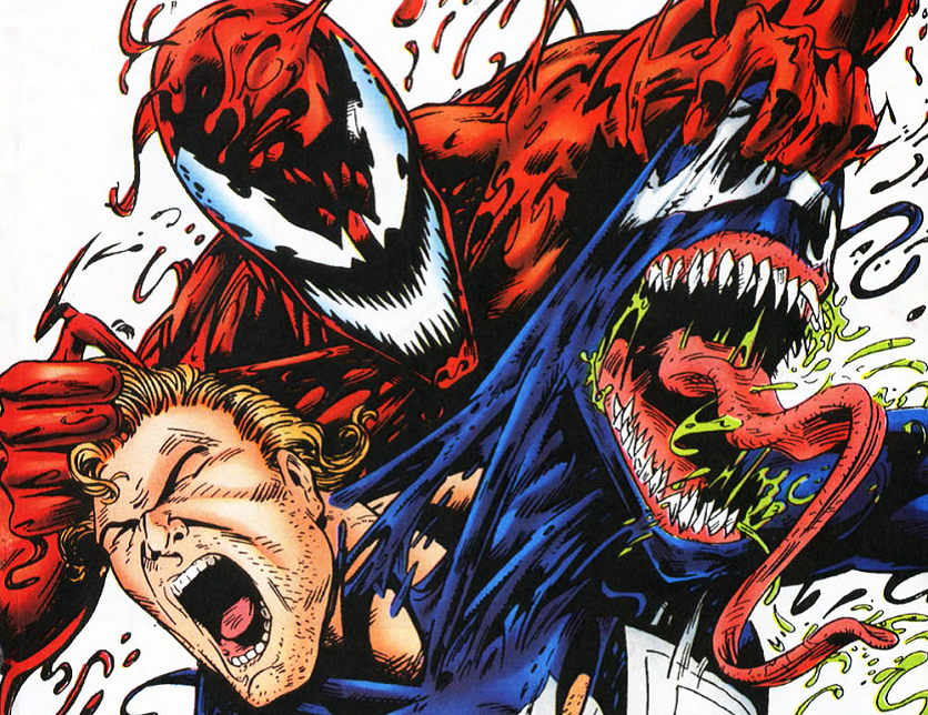 Venom Vs. Carnage Is an Epic Battle Between Costumes!