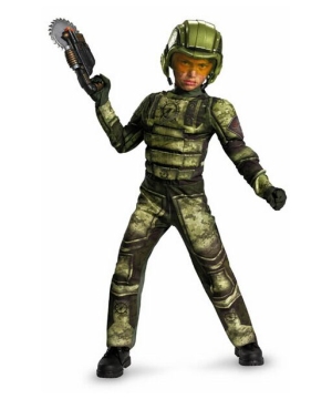 Foot Soldier Muscle Boys Costume