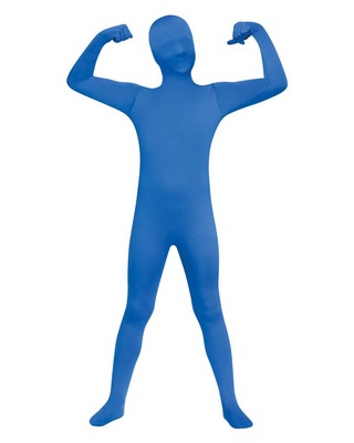 Blue Skin Suit Kids Costume