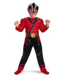 Power Ranger Samurai Kids Costume Red Muscle - Boys Samurai Costumes