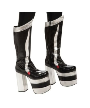 Adult Catman Boots Shoes - Costume Shoes