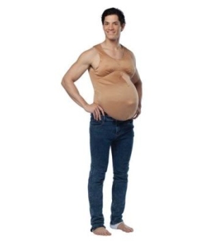 Pregnant Belly Adult Bodysuit