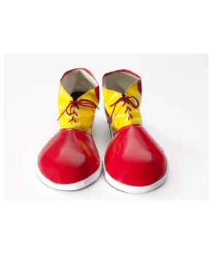 Adult Red Clown Shoes - Clown Halloween Costumes