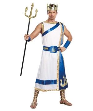 Greek Sea God Poseidon Mens Costume