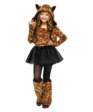 Sweet Tiger Girls Costume - Animal Costumes
