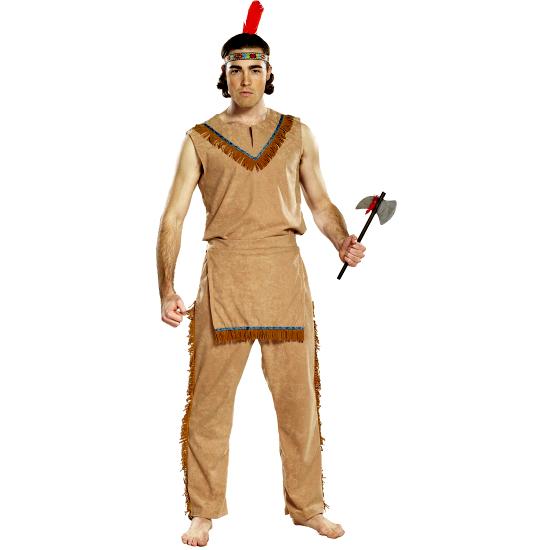 Indian Warrior Mens Costume