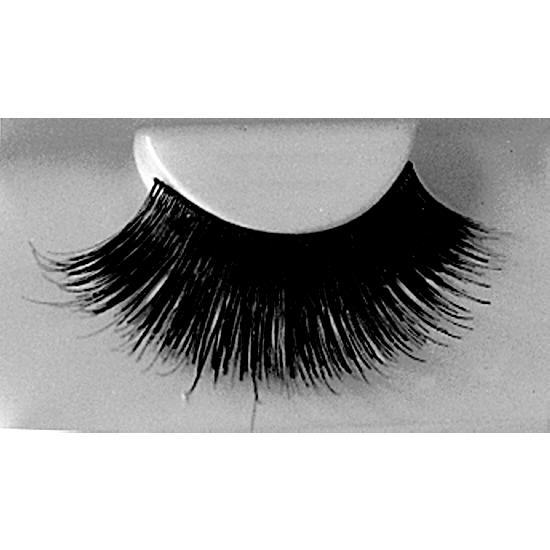 Sultry Black Eyelashes With Adhesive