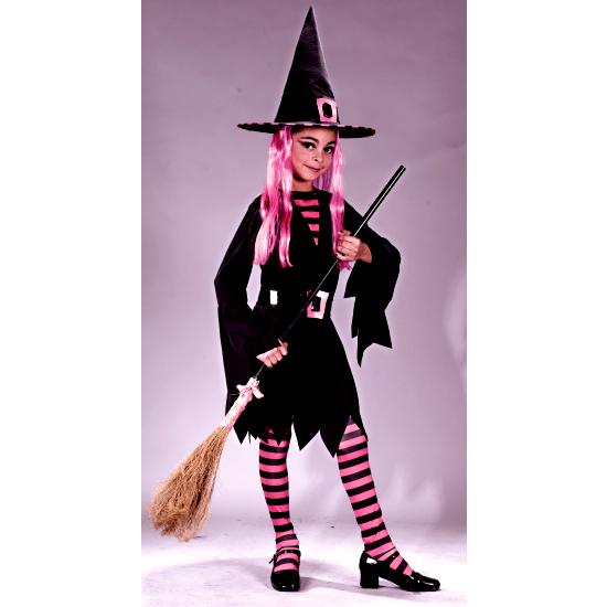 Pretty In Pink Witch Kids Costume