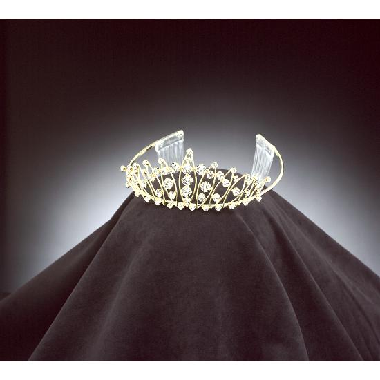 Tiara Rhinestone Gold
