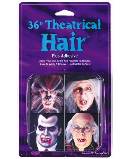 Hair With Adhesive