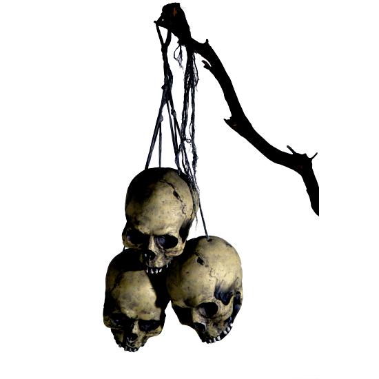 Hanging Skull Trio