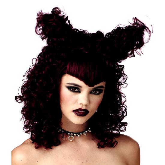 Wig Gothic Vampira Burgundy