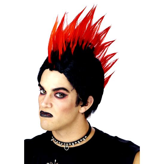 Red Punk Rocker  Wig