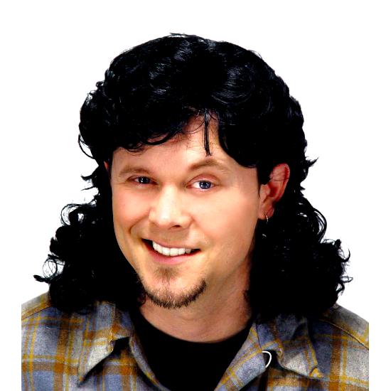 Mullet Wig, Black
