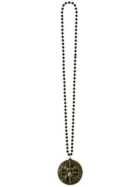 pirate coin medallion necklace
