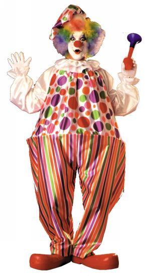 Snazzy Harpo Hoop Clown  Costume