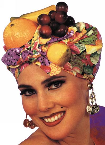 Latin Lady Fruit Headpiece Costume Accessory